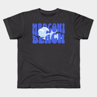 Marconi Beach Waves 1 Kids T-Shirt